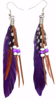 Paire de Boucles Yuma Coloris Purple