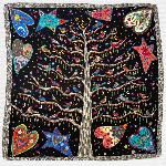 Foulard Modèle Shangai 90 X 90 cm