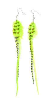 Boucles d'Oreilles Fluo Green